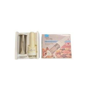Vintage Proctor Silex Super Shooter Plus Cordless Cookie Press G0123 White